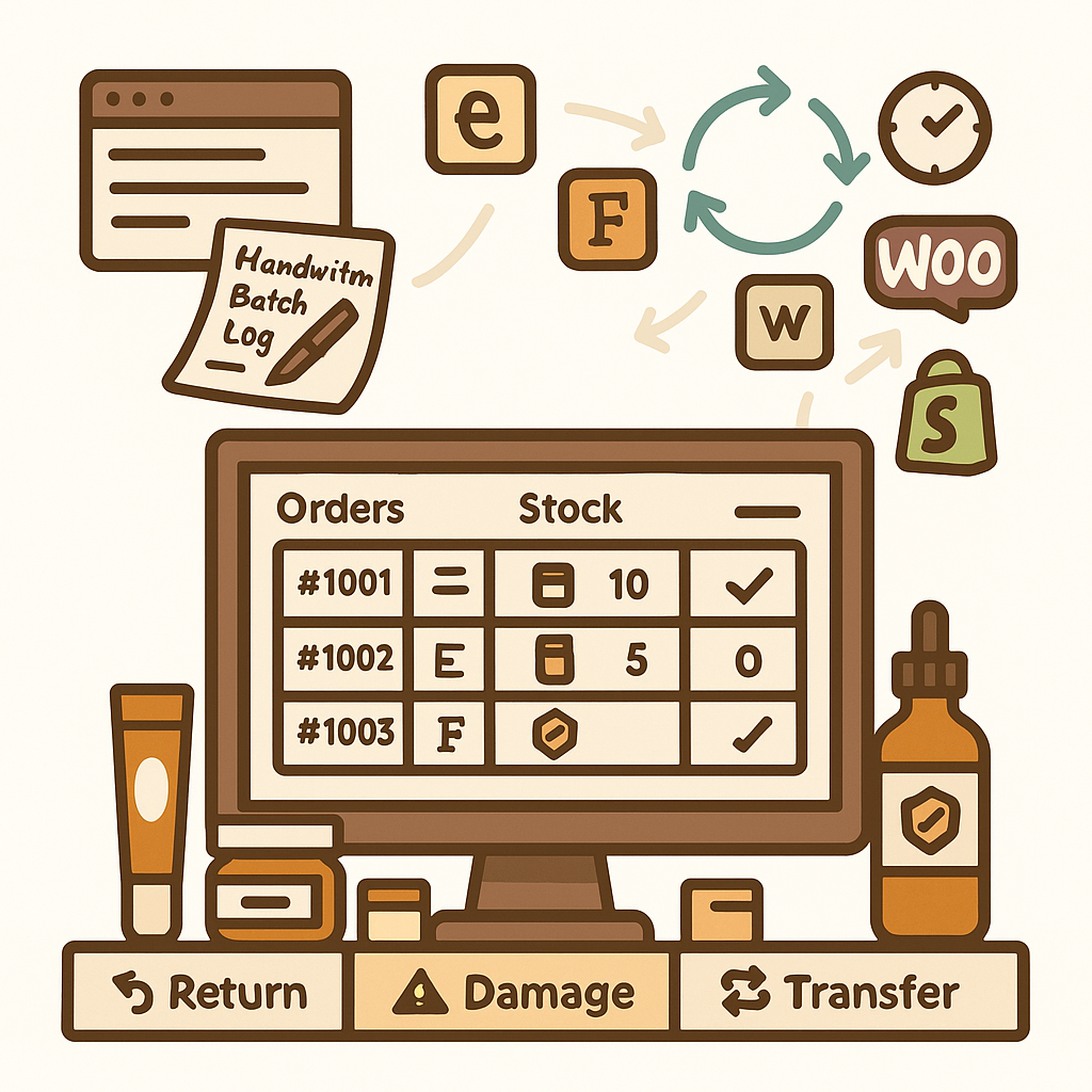 All-in-One Dashboard - Orders, Stock & Compliance